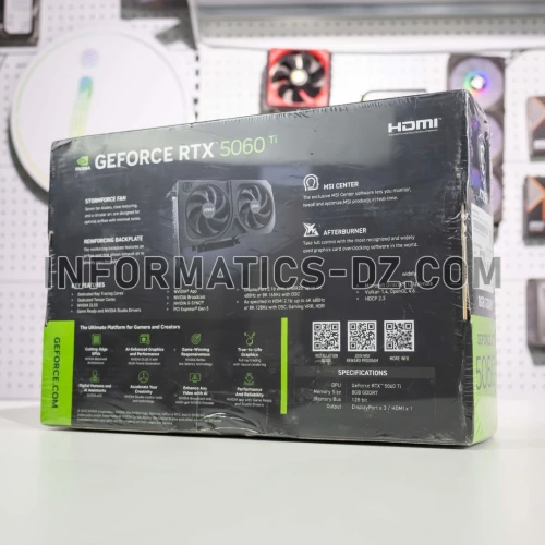MSI RTX 5060 TI 8G SHADOW 2X OC PLUS