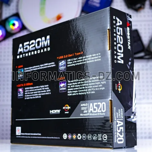 BIOSTAR A520MHP MOTHERBOARD