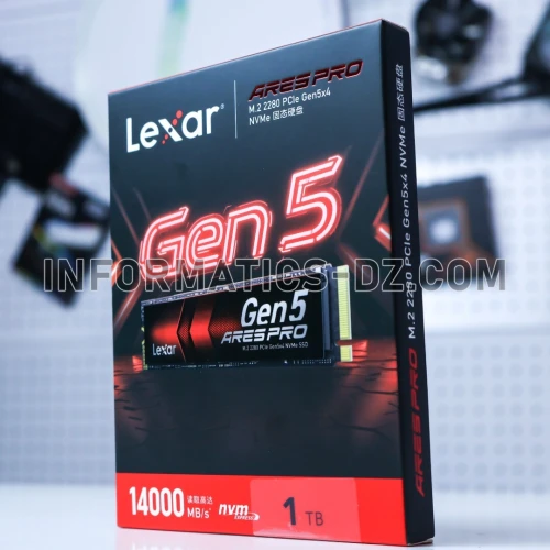 Lexar ARES PRO Gen5 NVMe SSD 1TB PCIe 5.0 x4 M.2 2280