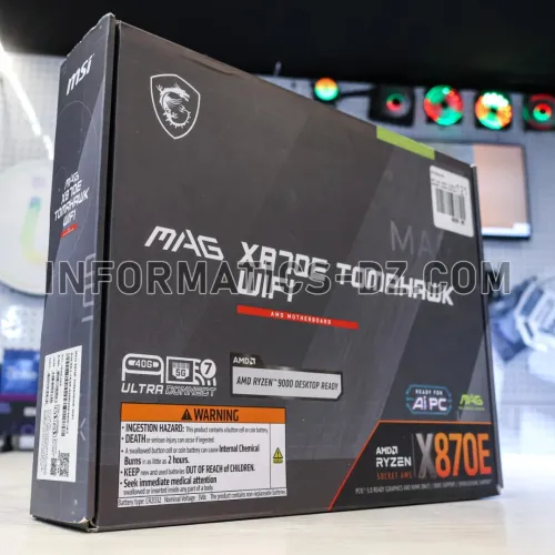 MSI MAG X870E TOMAHAWK WIFI: AM5, DDR5 8400+, PCIe 5.0, Wi-Fi 7 motherboard