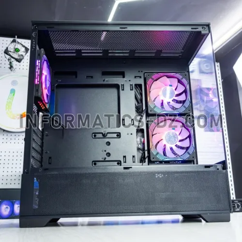 CASE GameMax VISTA Mid-Tower BLACK / WHITE - avec/sans Fans