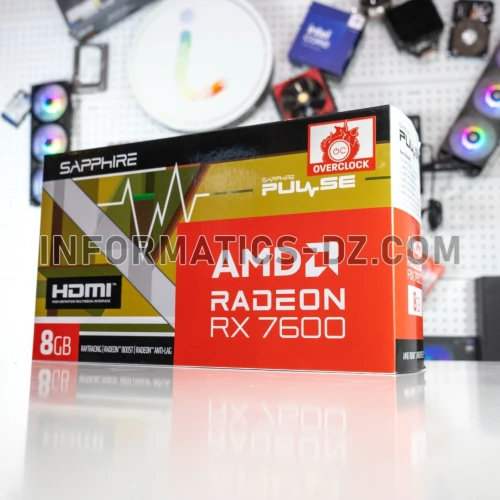SAPPHIRE PULSE AMD Radeon RX 7600 8GB - High-Performance Full HD Gaming