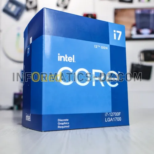 Intel Core i7-12700F Processor: 12th Gen, 12 Cores, 20 Threads, 4.9GHz