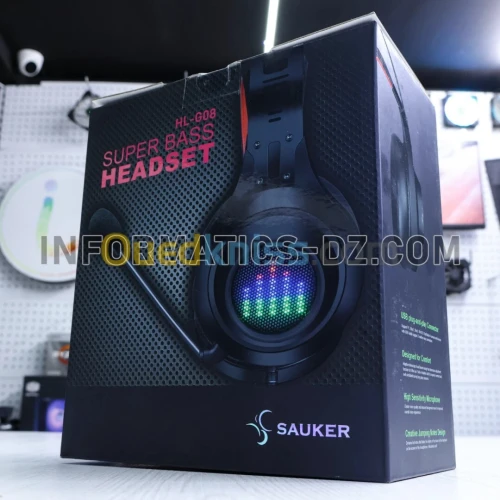 SAUKER HL-G08 Headset Super Bass USB