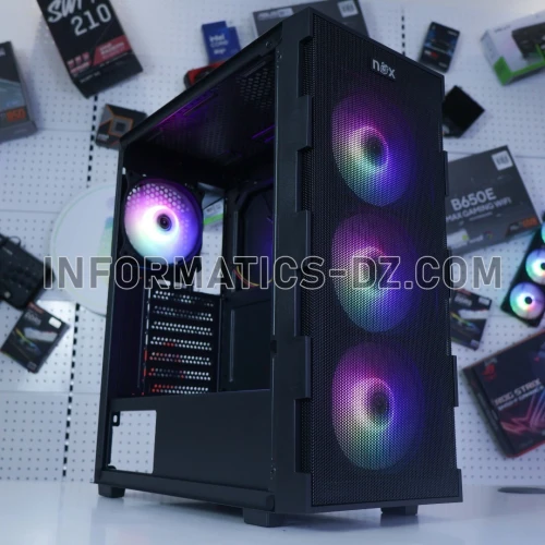 CASE Quantum NOX Gamer Black Mid-Tower PC Case