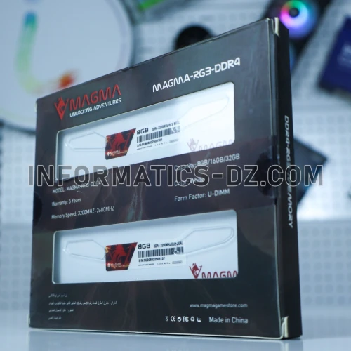 RAM Magma RGB DDR4 16GB (2x8GB) 3200MHz Dual Kit White
