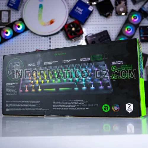 Razer Huntsman V3 Pro Mini: Wired Analog-Optical Compact 60% Adjustable Actuation
