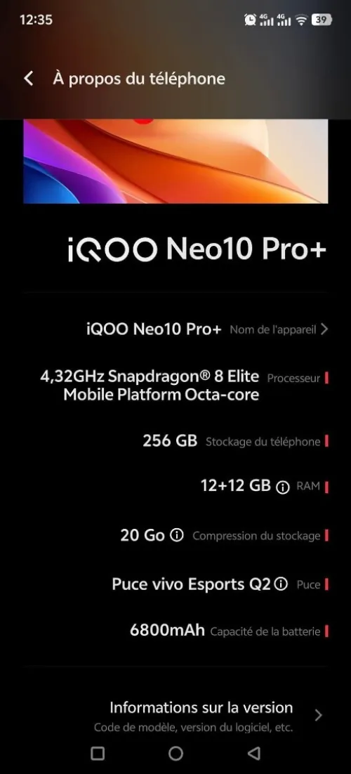 Vivo Iqoo neo 10 pro plus