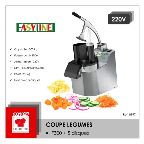 Coupe légumes F300 - EASYLINE 