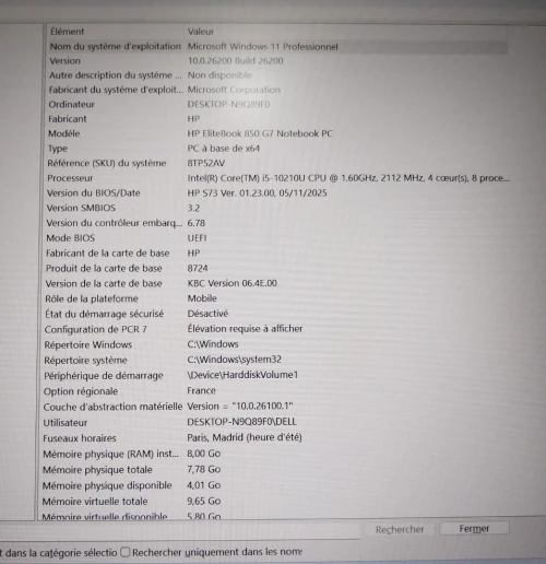 HP ELITEBOOK 840 G7