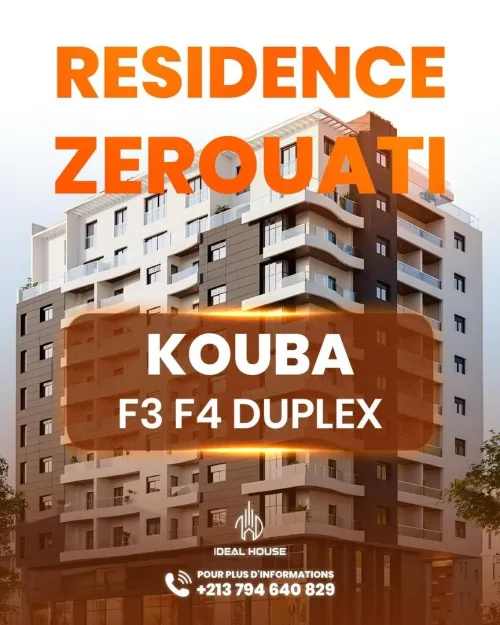 Vente Appartement F4 Alger Kouba