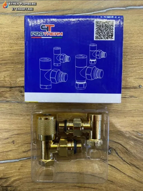 ROBINET  RADIATEUR LUX GOLD 15/21 PROTHERM
