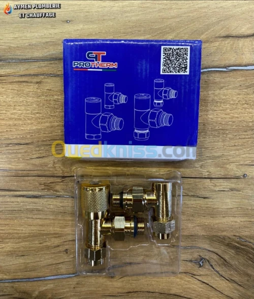 ROBINET RADIATEUR LUX GOLD PEX PROTHERM
