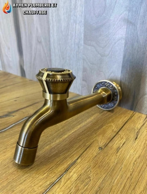 ROBINET HAMMAM BRONZE 15/21 GM FLR 304AB