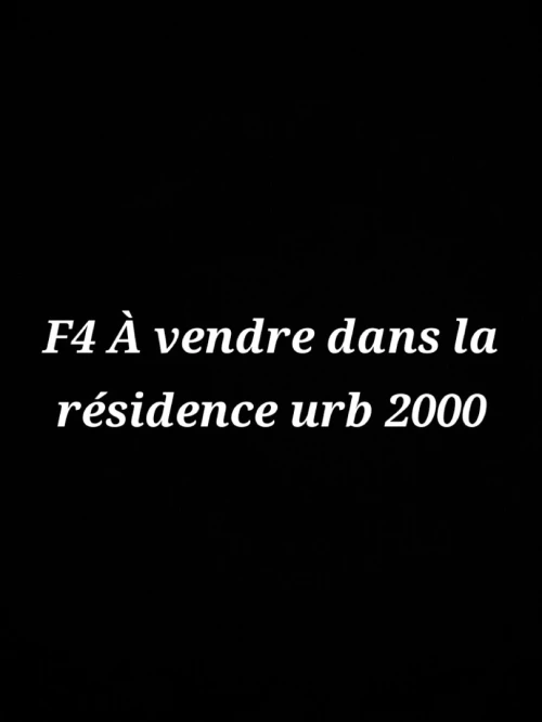 Vente Appartement F4 Alger El achour
