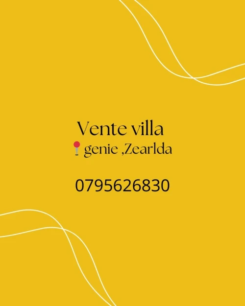 Vente Villa Alger Zeralda