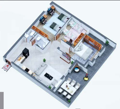 Vente Appartement F3 F4 Alger Bab ezzouar