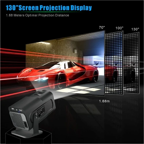 Projecteur datashow Android WiFi bleutooth 4K livraison disponible