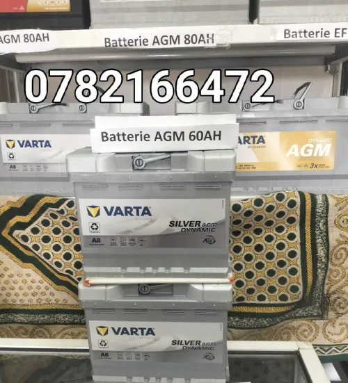 BATTERIE VARTA 60AH AGM (START-STOP) FIAT 500x clio5