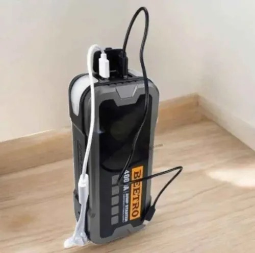 Booster batterie 4 in1 4000A, compresseur 10 Bar, Power Bank 24000 mAh et lamp torche 3 positions av