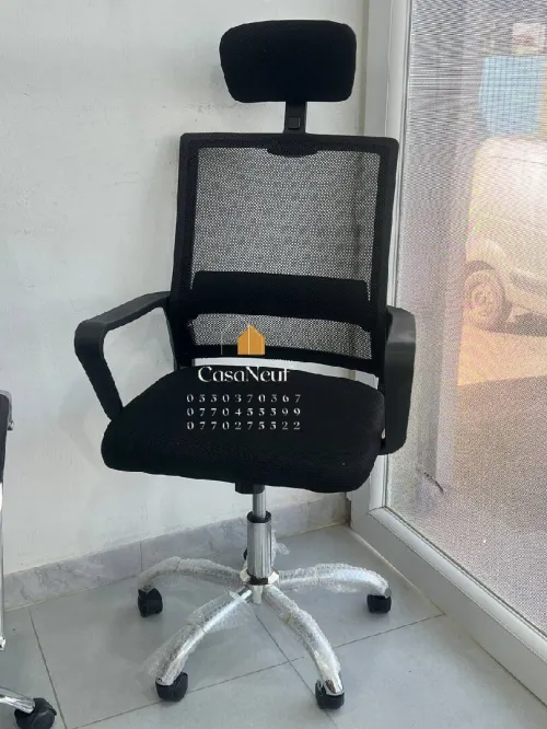 Chaises de bureau tulipe et filet
