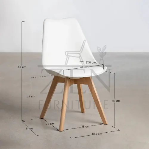 Chaise Tulipe pour cuisine/ salle d'attente et bureau domestique 