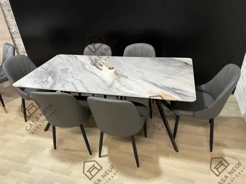 table de 8 chaises