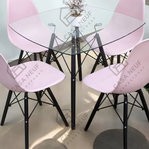 table café avec 2 ou 4 chaises 