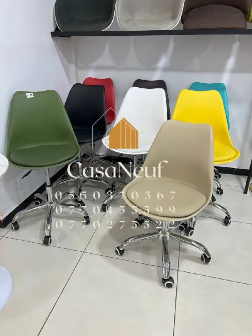 Chaises de bureau tulipe et filet