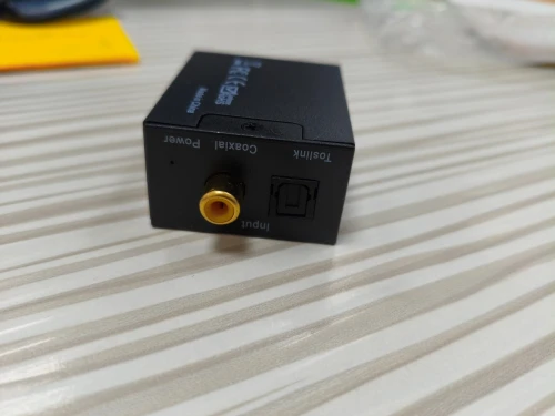 Convertisseur Audio Optique (Toslink) vers RCA