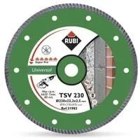 disque diamanté à sac TSV PRO 230 mm RUBI