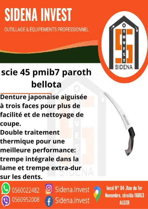 scie 45 pbim7 paroth bellota