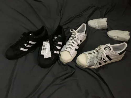 Deux Superstar 82 original 100% vrai cuir premium 44 2/3