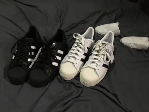 Deux Superstar 82 original 100% vrai cuir premium 44 2/3