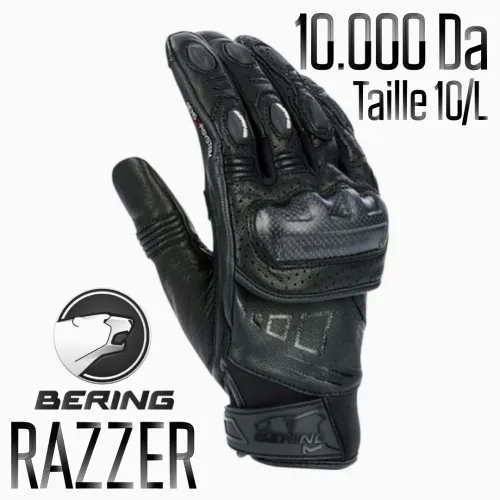 Gants Moto Bering Originals Neufs Affaire Imperméable + Tactile