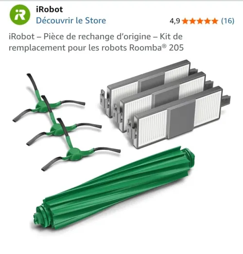 Aspirateur laveur IROBOT Roomba 205 combo Dustcompactor