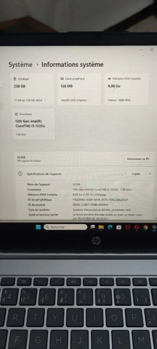 hp15.6 inch laptop PC