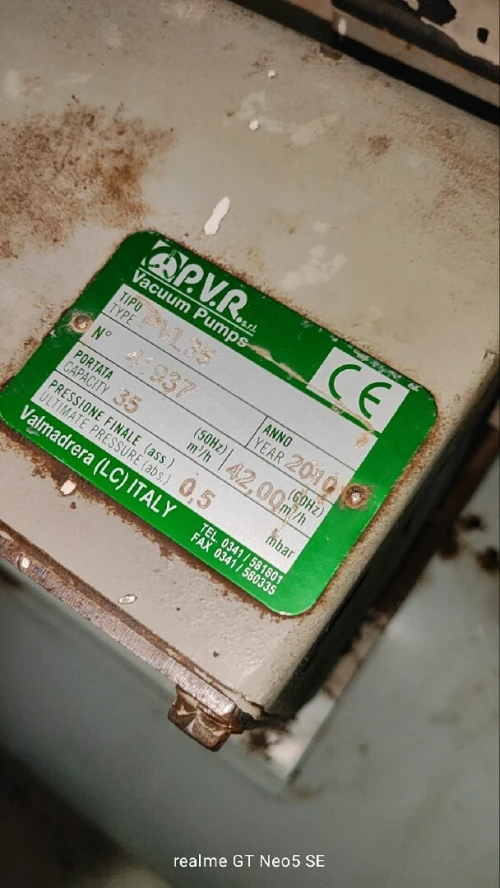 Pompe à vide 70 m3/h   italy