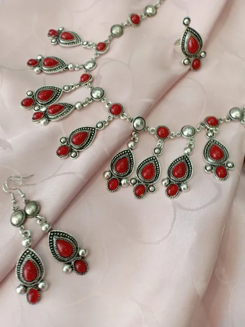 طاقم حلي قبائلي فانتيزي parure bijoux kabyle fantaisie garantie 