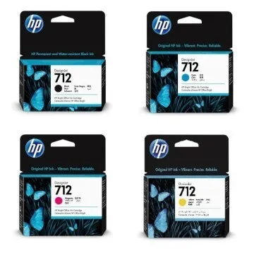 CARTOUCHE HP 712 T210/T230/T250/T630/T650 PACK 