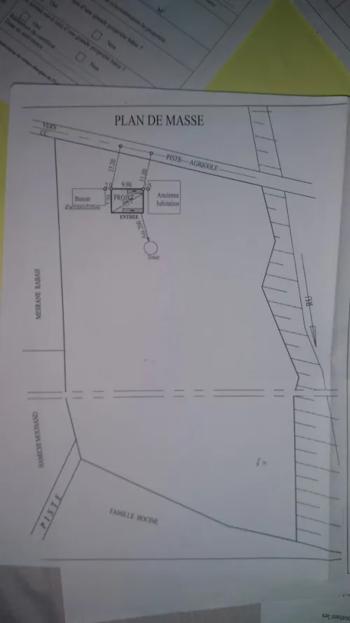 Vente Terrain Bouira Saharidj