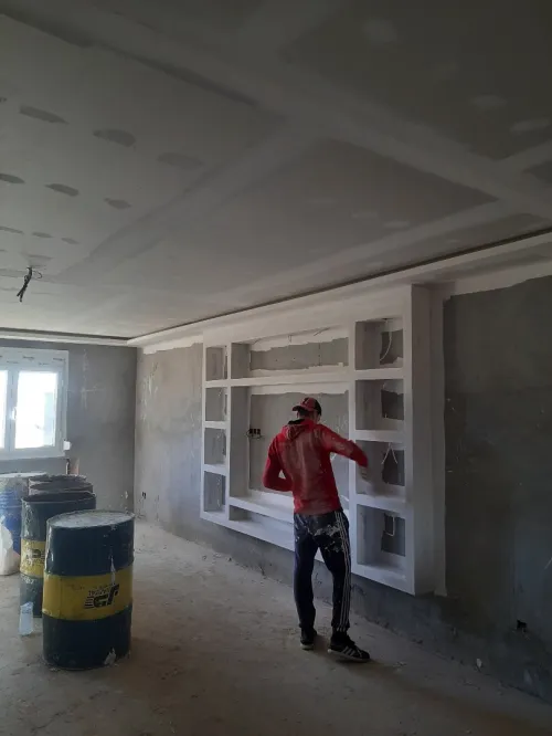 Placo plâtre, faux plafond, separation