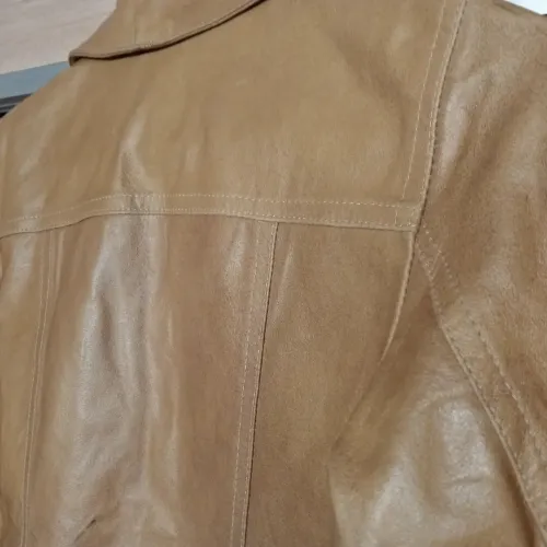 Veste véritable cuire pour femme 