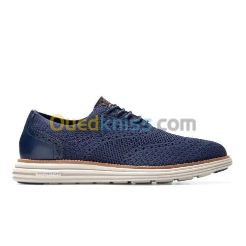 Originalgrand Remastered Stitchlite Ox Marine Blue   Dark Chocolate   Silver Lining