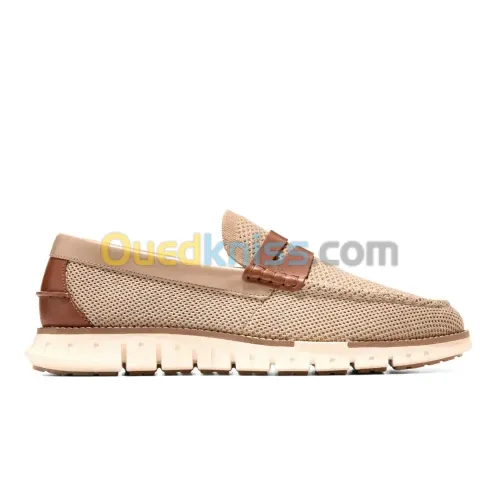 Zerogrand Remastered Stitchlite Loafers Sesame   Brit Tan   Ivory