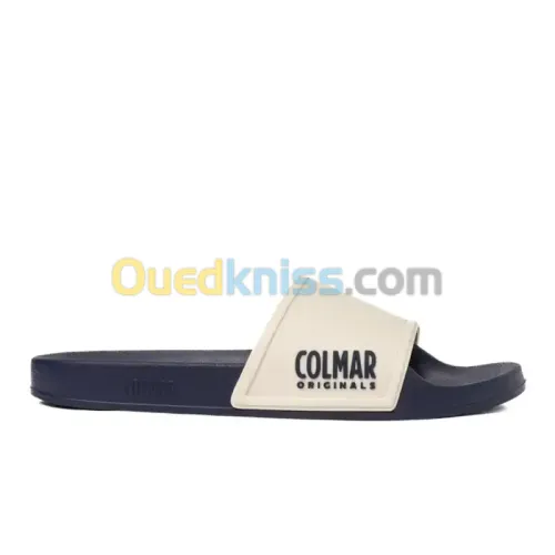 Slipper Plain Navy-Lt Grey 905 Tg