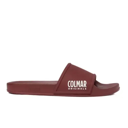 Slipper Plain Bordeaux-White 907 Tg
