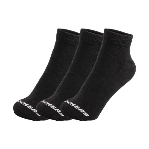 3Pk Unisex Non Terry Qtr Crew – Flat Knit