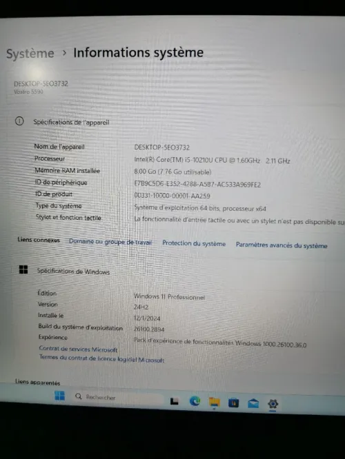 Dell vostro 5590 