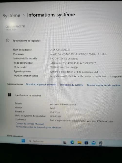 Dell vostro 5590 